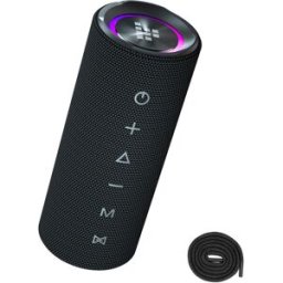 TRONSMART Enceinte Bluetooth Portable Mirtune C2 24 W + Câbles Usb-c Aux - Noir