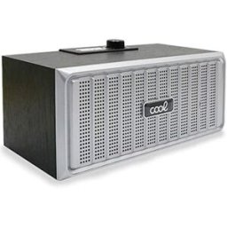 Haut-parleurs Bluetooth Portables Cool Retro Argenté 20 W