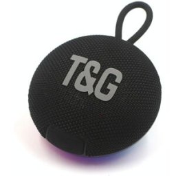 Mini Enceinte Bluetooth Portable Étanche Avec Lumières Rgb Et Son Dynamique Noir Yonis
