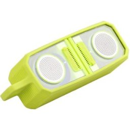 Enceinte Bluetooth 10w Portable Tws Transparente Avec Base Magnétique Subwoofer Extérieur Vert Yonis