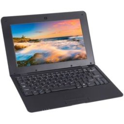 Netbook Android Ordinateur Portable 10,1 Pouces Quad Core 1+8go Noir Yonis