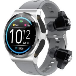 Montre Connectée Avec Écouteurs Bluetooth 1,28 Pouce Ip67 Appels Sommeil Noir Yonis