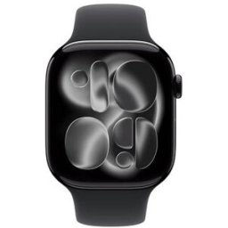 Watch Series 11 GPS 46 mm - Boîtier alu noir / Bracelet Sport noir S/M (MEUW4ZR/A) APPLE