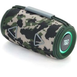 Enceinte Bluetooth Portable 3d Stéréo Subwoofer Sans Fil Avec Lumière Ambiance Led Vert Yonis