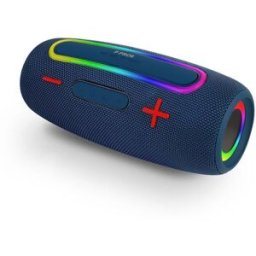 Enceinte Bluetooth Portable 20 W Ipx6 Stéréo 360° Autonomie 3 À 4 H Bleu Yonis