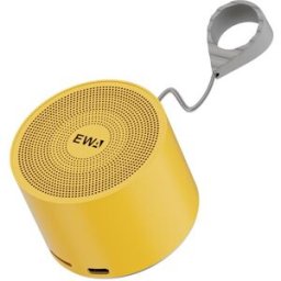 Enceinte Bluetooth 5.0 Portable Super Bass 10m Autonomie 4h Ultra-léger Jaune Yonis