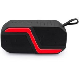 Enceinte Bluetooth Portable Tws Son Haute Fidélité Autonomie 5h Support Tf Fm Rouge Yonis