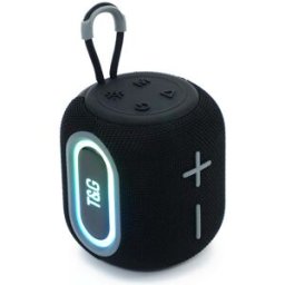 Enceinte Bluetooth Led Portable Avec Super Bass Et Lumière Ambiante Noir Yonis