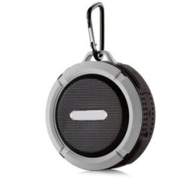 Enceinte Waterproof Bluetooth Portable Ip65 Mains-libres Son Haute Fidélité Gris Yonis