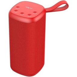 Enceinte Bluetooth Portable Stéréo Basses Puissantes Avec Micro Et Longue Autonomie Rouge Yonis