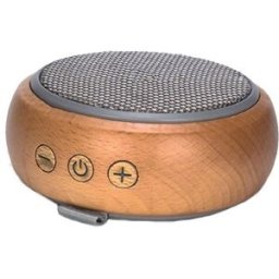 Mini Enceinte Bluetooth Portable En Bois Support Carte Tf & Aux 3.5mm Puissance 5w Argent Yonis