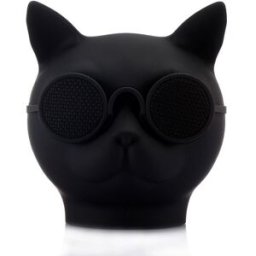 Haut-parleurs Bluetooth Stéréo Forme Mini Chat Mains Libres/carte Tf/fm Rom 64 Go Noir Yonis