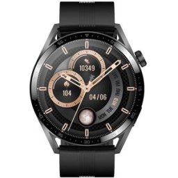 Montre Connectée Ip68 Étanche Bluetooth 5.0 Écran Rond 1.36 Pouces Contrôle Vocal Paiement Nfc Noir Yonis