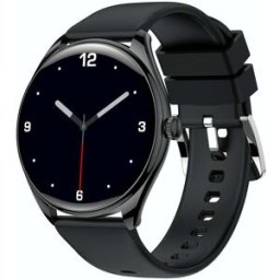 Montre Connectée Ultra-fine Écran Amoled Hd Appels Bluetooth Santé Sport Noir Yonis