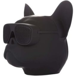 Enceinte Bluetooth Haut-parleur Bulldog Stéréo Portable Aux Usb Carte Tf Noir Yonis