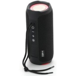 Enceinte Bluetooth Portable Étanche Led Autonomie Longue Fm Tf Usb Noir Yonis