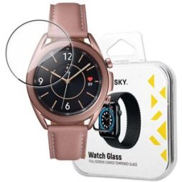 WOZINSKY Verre De Protection Hybride Pour Samsung Galaxy Watch 3 45 Mm Noir