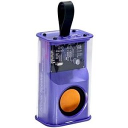 Mini Enceinte Bluetooth 5w Tws Son 360° 18h Autonomie Lumière Rythmique Violet Yonis