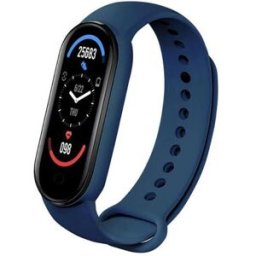 Bracelet Connecté Suivi Santé Ecran 0.96' Sommeil Sport Bluetooth Bleu Yonis