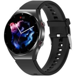 Montre Connectée Écran Couleur 1.32 Pouces Appels Bluetooth Ecg Cardio Noir Yonis