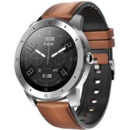 Montre Connectée Écran Ips 1.3 Pouce Étanche Ip68 Appels Bluetooth Marron Yonis