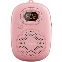 Mini Enceinte Bluetooth Portable Subwoofer Audio 77g Abs 500mah 8h Autonomie 10m Distance 3w Led Mp3 Wav Rose Yonis