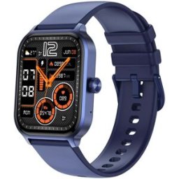 Montre Connectée Écran Couleur 1.93' Appels Bluetooth Santé Or 100+ Sports Bleu Yonis