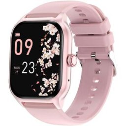 Montre Connectée Avec Écran Tft 2.01 Pouces Appels Bluetooth Suivi Santé Ip67 Rose Yonis