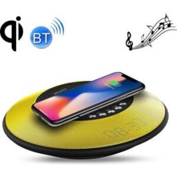 Enceinte Bluetooth Subwoofer Haut-parleur Stéréo Sans Fil Kit Mains-libres Jaune Rom 32 Go Yonis