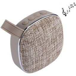 Enceinte Bluetooth Portable Design Tissu Stéréo Micro Intégré Appels Mains Libres Vert Yonis