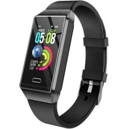 Bracelet Connecté Ip67 Étanche Suivi Santé Et Sommeil Écran Tft Noir Yonis