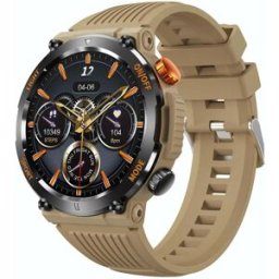 Montre Connectée Écran Tactile 1.46' Suivi Santé 100+ Modes Sport Étanche Ip67 Jaune Yonis