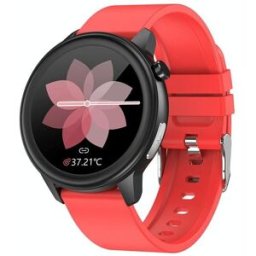 Montre Connectée Rouge Ip68 Multisport Suivi Cardiaque Écran 1.3' Bluetooth 5.0 Yonis