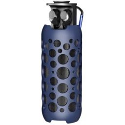 Mini Enceinte Bluetooth 2 En 1 Avec Écouteurs Sans Fil Son Immersif Et Contrôle Tactile Bleu Yonis