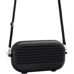 Enceinte Bluetooth Portable 10w Karaoke Avec Micro Et Sangle Haut Parleur Externe Noir Yonis