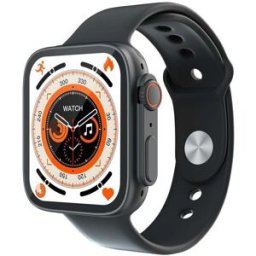 Montre Connectée Ultra Smart Écran Couleur Surveillance Santé Étanche Bluetooth Noir Yonis