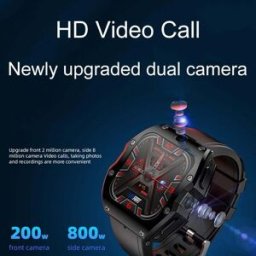 Montre Connectée 4g Sport Étanche Appel Sos Écran Tactile Gps Caméra Hd Bleu Yonis