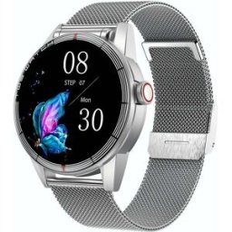 Montre Connectée 2 En 1 Avec Écouteurs Bluetooth Appels Et Suivi Cardiaque Ip68 Argent Yonis