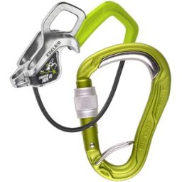 Edelrid - Kit complet d'assurage - Mega Jul Belay Kit Bulletproof Screw II Oasis - Vert