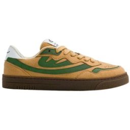 MoEa - Chaussures en biomatériaux - Veyron Low Taupe & Green Apple pour Homme en Coton - Taille 42 - Marron