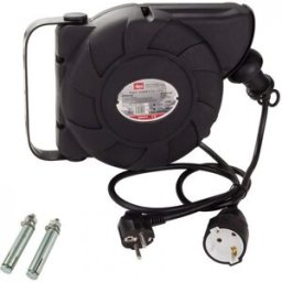Dema Enrouleur automatique câble électrique H05VV-F 3G 3x1,5 mm² 10 m