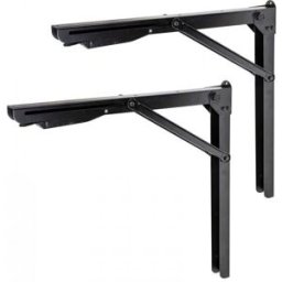 Dema Support mural pliant - Lot de 2 supports pour table murale - Equerre