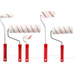 Dema Rouleaux à peinture - 5 rouleaux + 5 supports