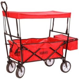 Dema Chariot à main pliable "Sunny" avec toit - Transport- Enfants- Jardin