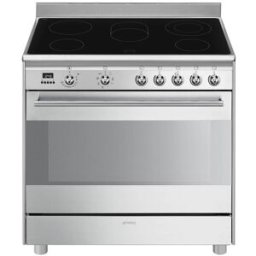 Cuisinière vitrocéramique 90 cm SMEG SCD91CMX9
