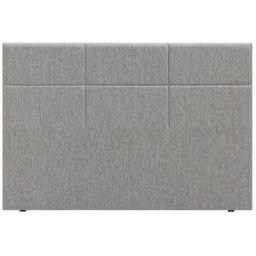 Tete de lit 180 cm gris EPEDA ALLURE CHIC