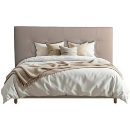 Tête de lit 162 cm CAPITON 4 coloris taupe
