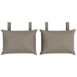 Tete de lit 65 cm beige ELARA