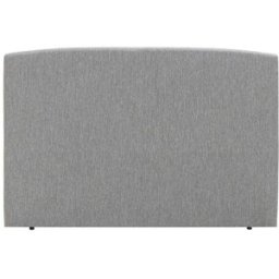 Tete de lit 180 cm gris EPEDA ALLURE GALBE