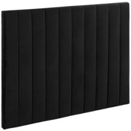 Tete de lit 150 cm noir 8 HEURES IDYLLIQUE